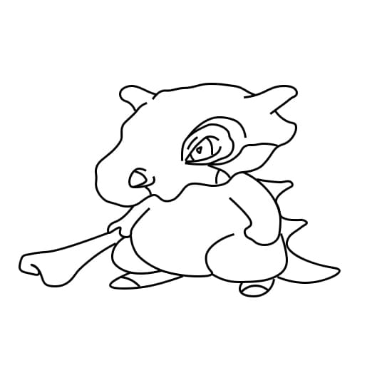 Desenhos de Pokémon Gara Gara - Como desenhar Pokémon Gara Gara passo a  passo